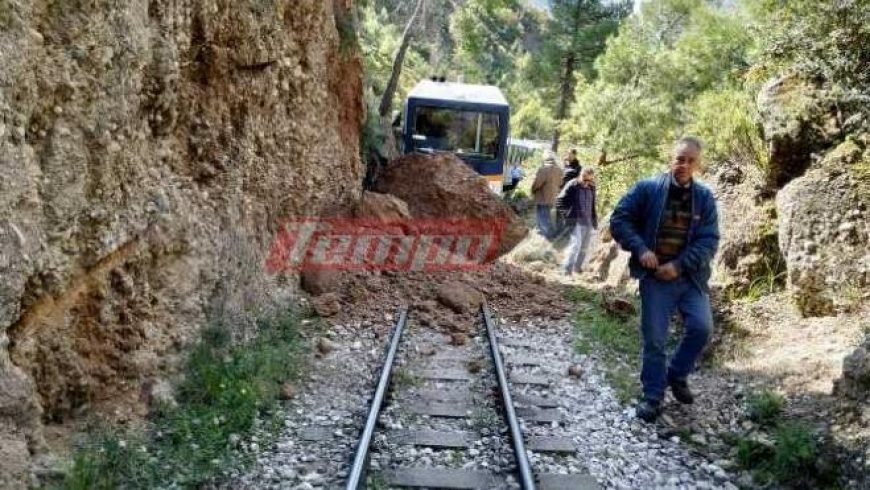 Διακοπτό – Καλάβρυτα: Δείτε το μέγεθος της καταστροφής στο σημείο της κατολίσθησης