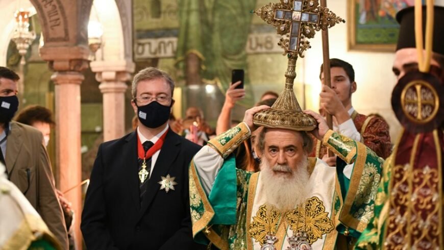 Η Ύψωση του Τιμίου Σταυρού στο Πατριαρχείο Ιεροσολύμων