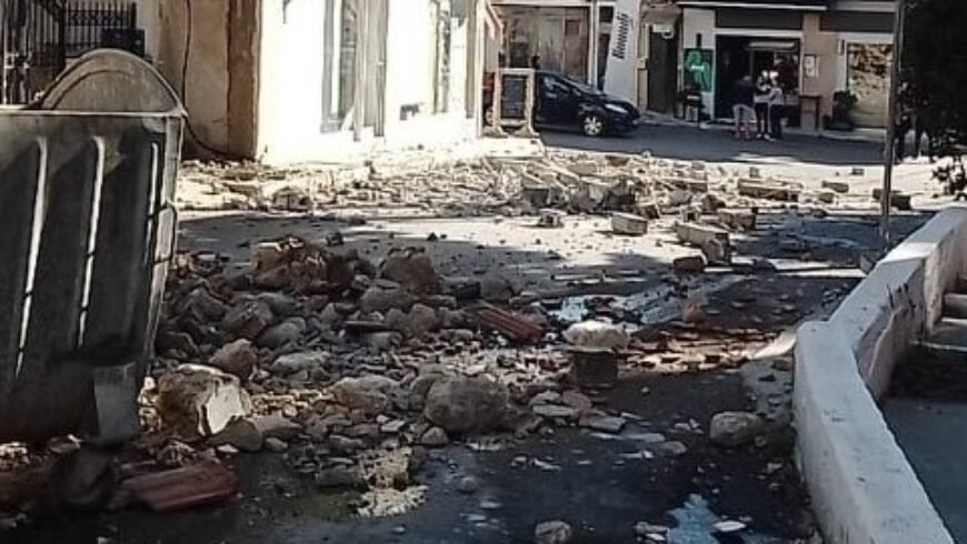 Ισχυρός σεισμός 5,8 Ρίχτερ στην Κρήτη – Στους δρόμους οι κάτοικοι