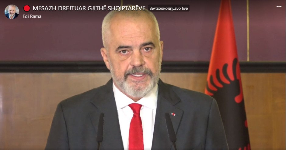 Εκτακτο διάγγελμα Ράμα – Προειδοποίησε τους Αλβανούς για «τη νέα παγκόσμια κρίση» που έρχεται