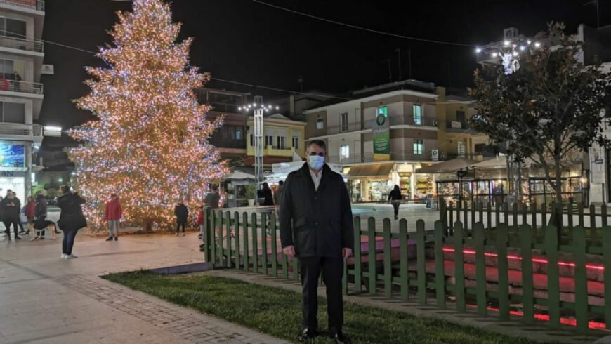 Άναμμα Χριστουγεννιάτικου Δέντρου στην Τρίπολη