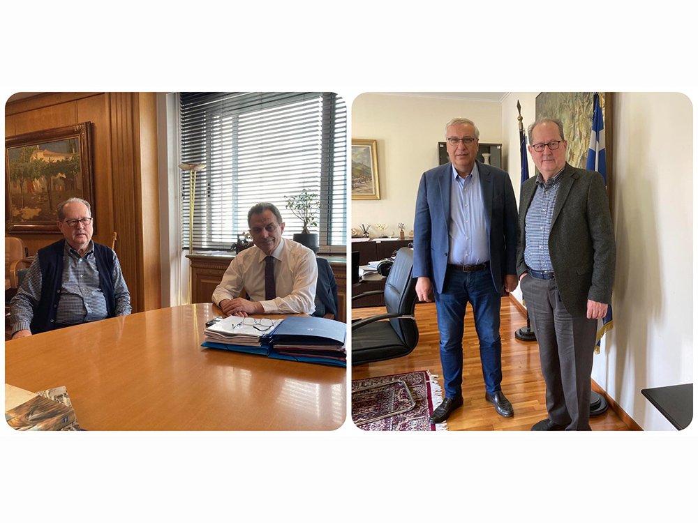 Συναντήσεις του περιφερειάρχη Πελοποννήσου Π. Νίκα στην Αθήνα στα υπουργεία Αγροτικής Ανάπτυξης και Εσωτερικών