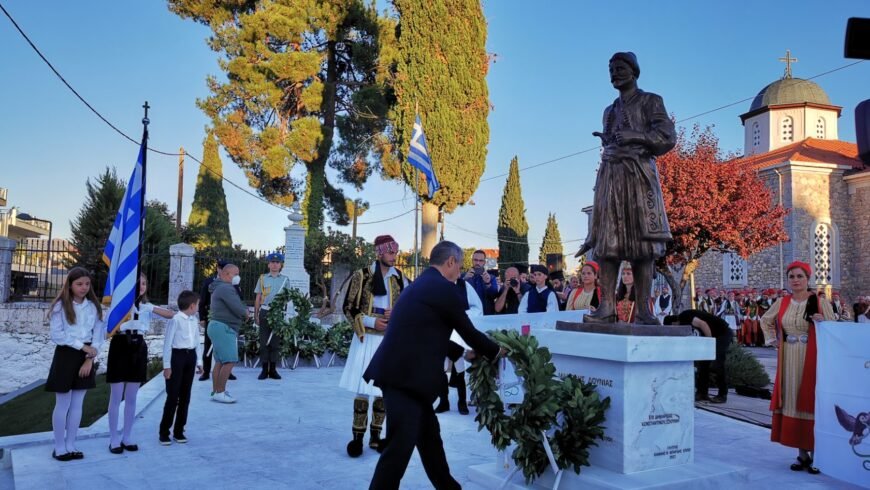 Αποκαλυπτήρια Ανδριάντα Μανώλη Δούνια