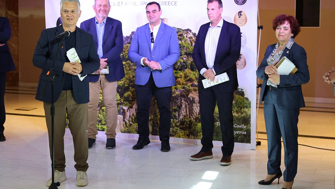 Διεθνής Διαγωνισμός Ελαιολάδου στο Μυστρά | Δημήτρης Πτωχός: «Πλεονέκτημά μας η ποιότητα των προϊόντων μας»