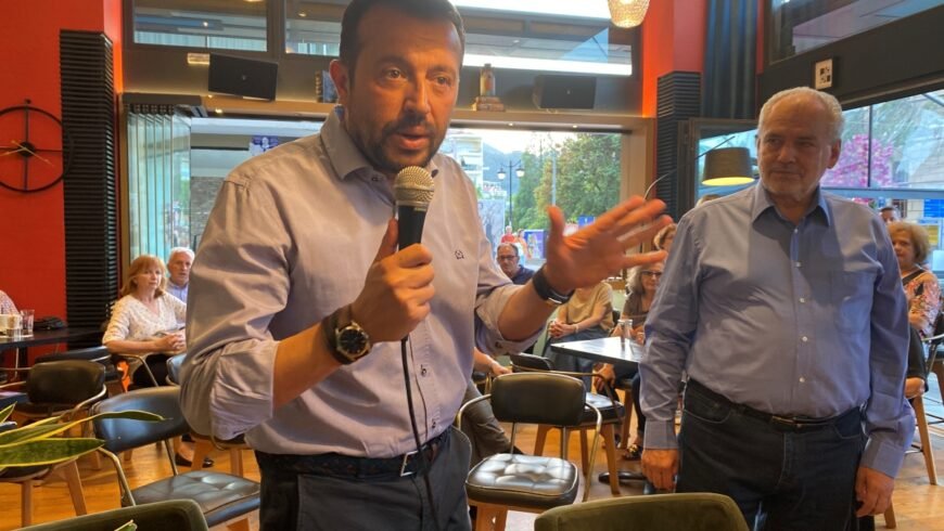 Ο Ν. Παππάς Βουλευτής Α’ Αθήνας ΣΥΡΙΖΑ στην Τρίπολη