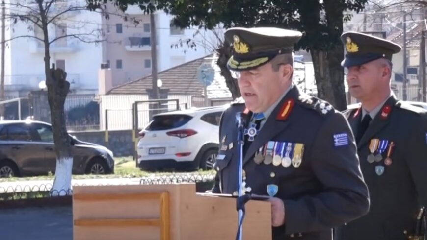 Τελετή παράδοσης παραλαβής διοίκησης της 4ης Μεραρχίας Πεζικού Πελ/σου