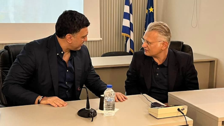 Θέματα διάβρωσης και λιμενικών έργων στη συνάντηση του Περιφερειάρχη  με τον Υπουργό Βασίλη Κικίλια