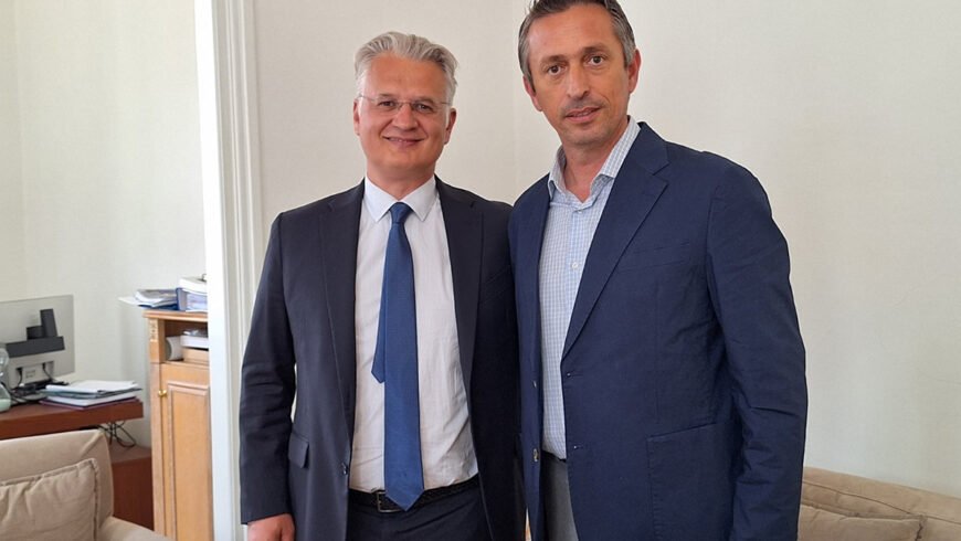 Συνάντηση του Περιφερειάρχη Δημήτρη Πτωχού με τον Βουλευτή Μεσσηνίας Περικλή Μαντά στην Τρίπολη
