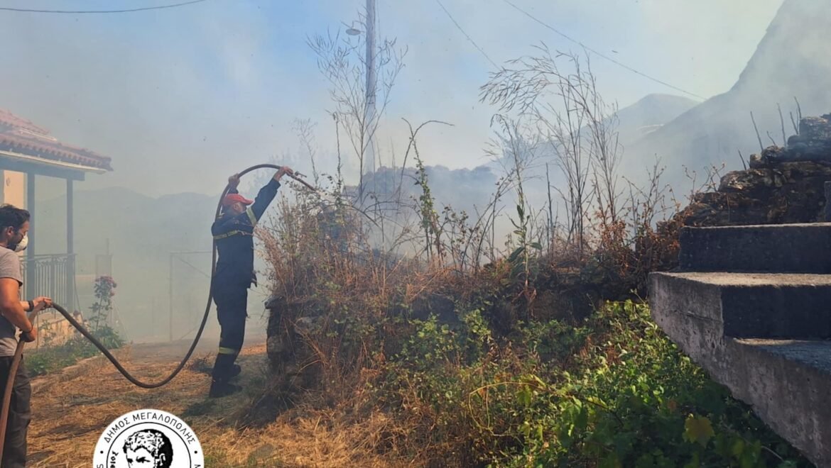 Τετάρτη 25 Ιουνίου στις 14:30, ξέσπασε πυρκαγιά πλησίον του τοπικού διαμερίσματος Βελιγοστής