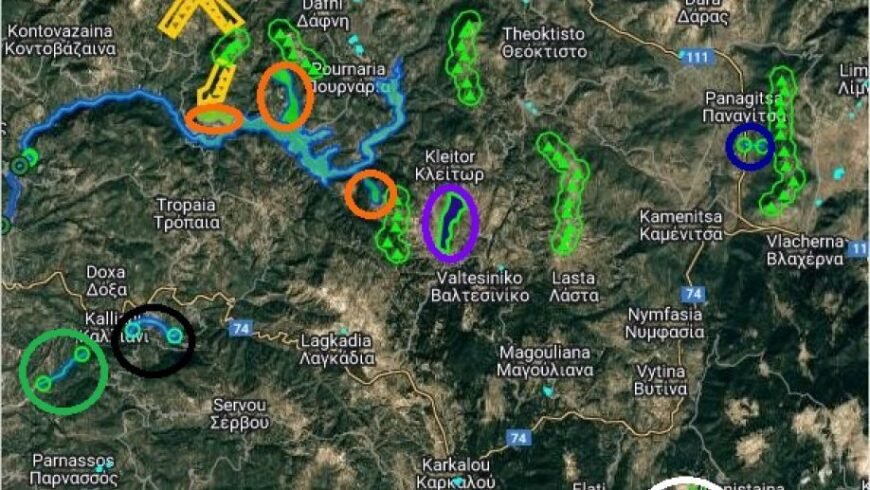 Έντονες αντιδράσεις για τις ανεμογεννήτριες στο Μαίναλο