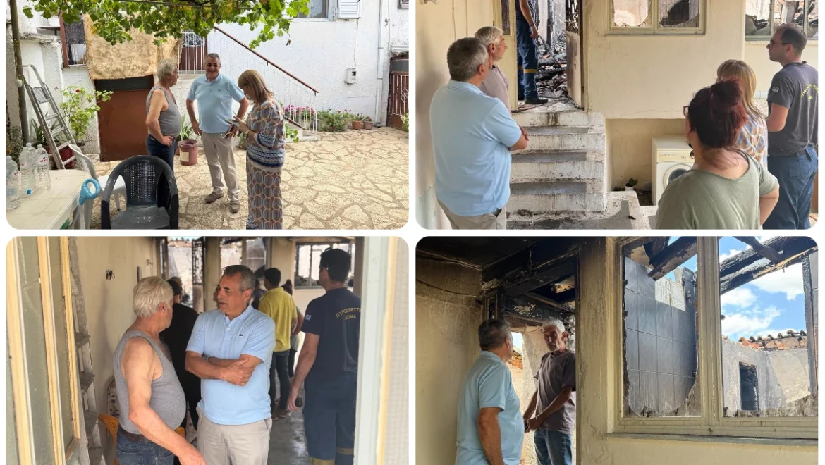 Κώστας Τζιούμης: «Η έμπρακτη στήριξη όσων επλήγησαν από τις πυρκαγιές αποτελούν προτεραιότητά μας»