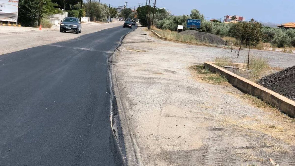 Σημαντική παρέμβαση από την Περιφέρεια Πελοποννήσου σε τμήμα της Παλαιάς Εθνικής Οδού Κόρινθος – Άγιοι Θεόδωροι
