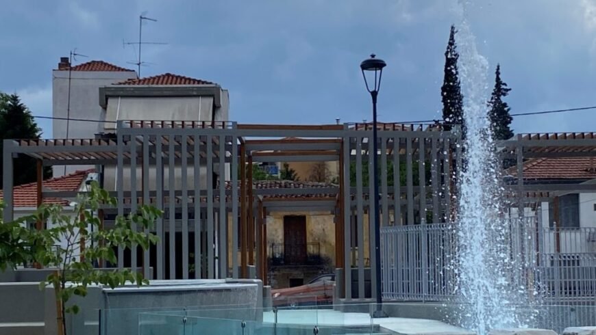 Παραδόθηκε στους δημότες η νέα πλατεία της Αγίας Βαρβάρας