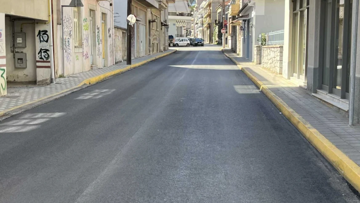 Σε εξέλιξη ασφαλτοστρώσεις οδών στην Τρίπολη