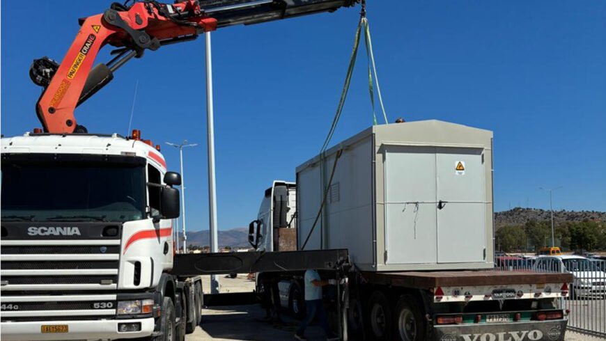 Παραδόθηκε ο νέος υποσταθμός μέσης τάσης στον Λιμένα Ναυπλίου από την Περιφέρεια Πελοποννήσου
