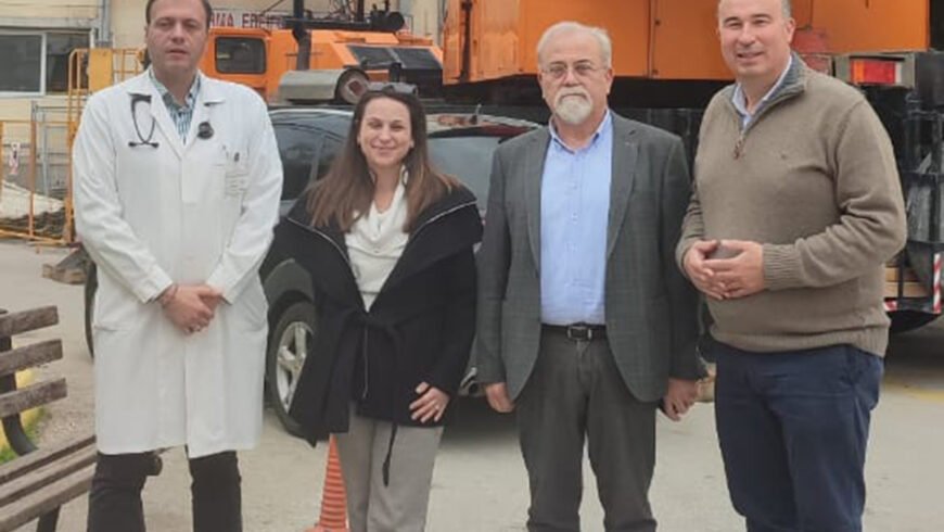 Στο Γενικό Νοσοκομείο Κορίνθου οι Αντιπεριφερειάρχες Γκιολής και Μέλλος για την πορεία της ενεργειακής αναβάθμισης