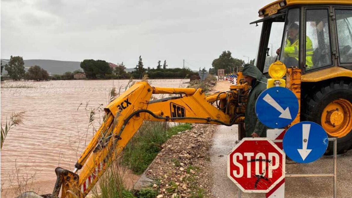 Καταγραφή ζημιών από τα πλημμυρικά φαινόμενα που εκδηλώθηκαν στο Δήμο Ναυπλιέων την 4η και 5η Δεκεμβρίου 2025