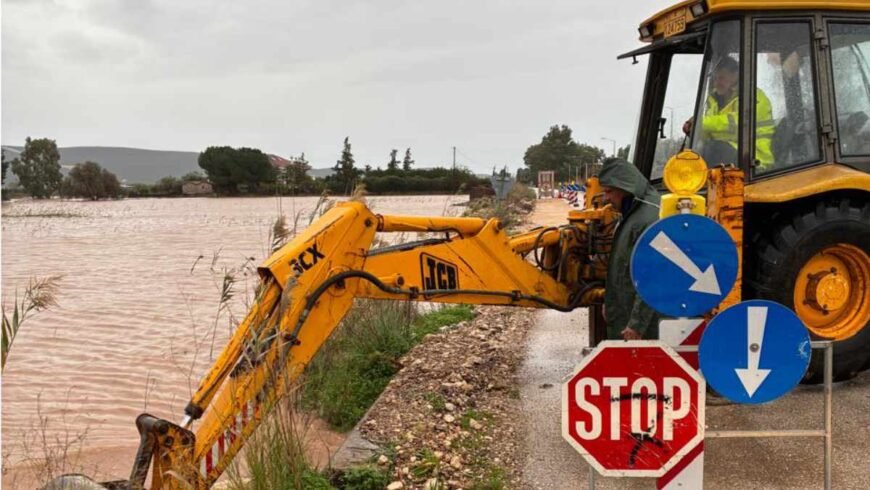 Καταγραφή ζημιών από τα πλημμυρικά φαινόμενα που εκδηλώθηκαν στο Δήμο Ναυπλιέων την 4η και 5η Δεκεμβρίου 2025