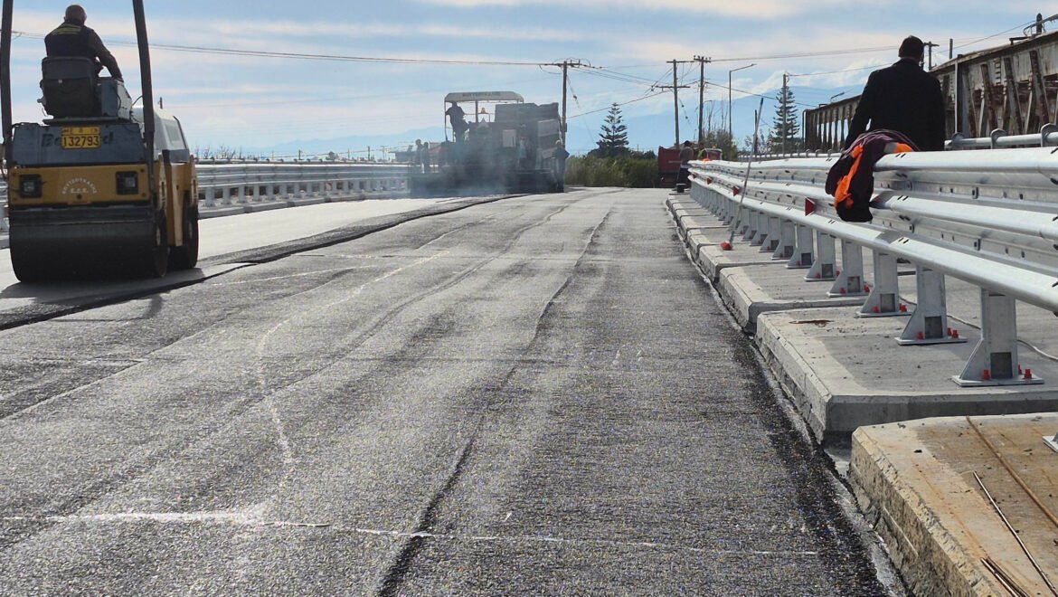 Στο εργοτάξιο της Νέας Γέφυρας της Σκάλας βρέθηκε ο Αντιπεριφερειάρχης Λακωνίας Θεόδωρος Βερούτης