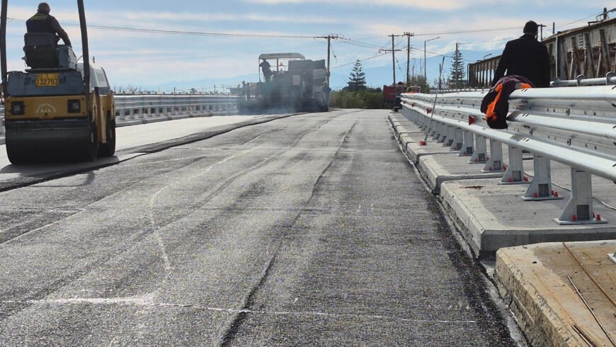 Στο εργοτάξιο της Νέας Γέφυρας της Σκάλας βρέθηκε ο Αντιπεριφερειάρχης Λακωνίας Θεόδωρος Βερούτης