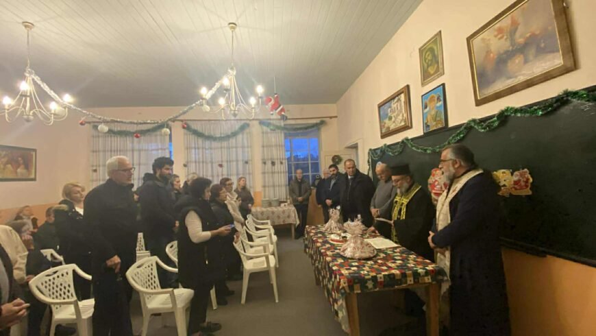 Kοπή της πρωτοχρονιάτικης πίτας του Εξωραϊστικού και Εκπολιτιστικού Συλλόγου Βυζικίου