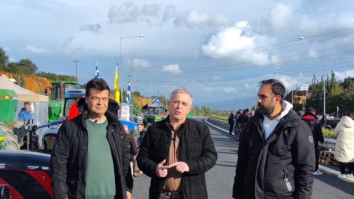 Μάκαρης, Σιάτος, Μερμίγκης στα μπλόκα των αγροτών: ΄΄Μαζί με τους αγρότες απέναντι στην κυβερνητική πολιτική και την αδιαφορία της Περιφέρειας..!΄΄