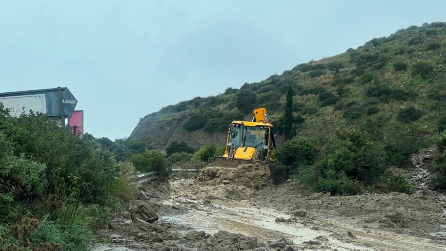 Συνεχείς παρεμβάσεις της Π.Ε. Αρκαδίας στο οδικό δίκτυο λόγω κακοκαιρίας