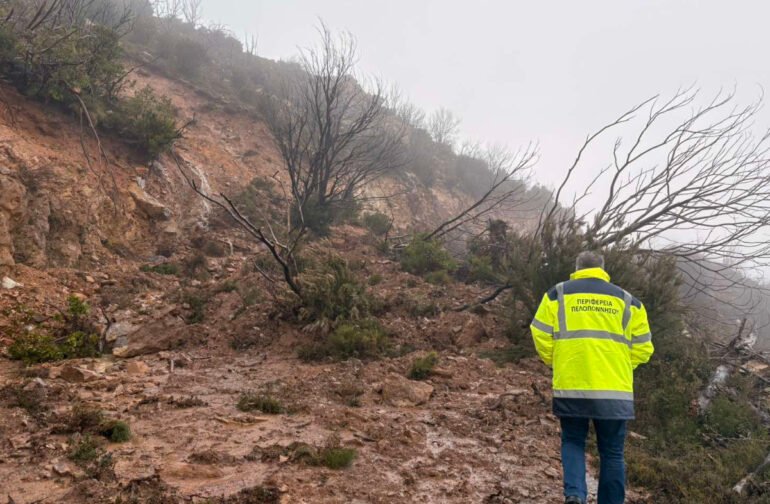 Επεμβάσεις στο οδικό δίκτυο του νομού Λακωνίας από την Περιφέρεια Πελοποννήσου