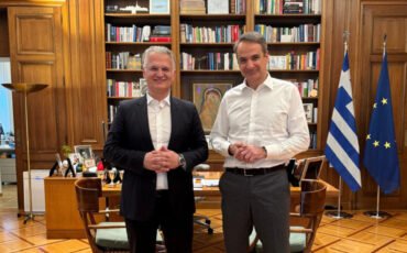 Αναπτυξιακές προτεραιότητες για την Πελοπόννησο στη συνάντηση του Περιφερειάρχη Δημήτρη Πτωχού με τον Πρωθυπουργό Κυριάκο Μητσοτάκη