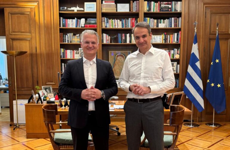 Αναπτυξιακές προτεραιότητες για την Πελοπόννησο στη συνάντηση του Περιφερειάρχη Δημήτρη Πτωχού με τον Πρωθυπουργό Κυριάκο Μητσοτάκη