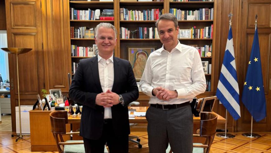 Αναπτυξιακές προτεραιότητες για την Πελοπόννησο στη συνάντηση του Περιφερειάρχη Δημήτρη Πτωχού με τον Πρωθυπουργό Κυριάκο Μητσοτάκη