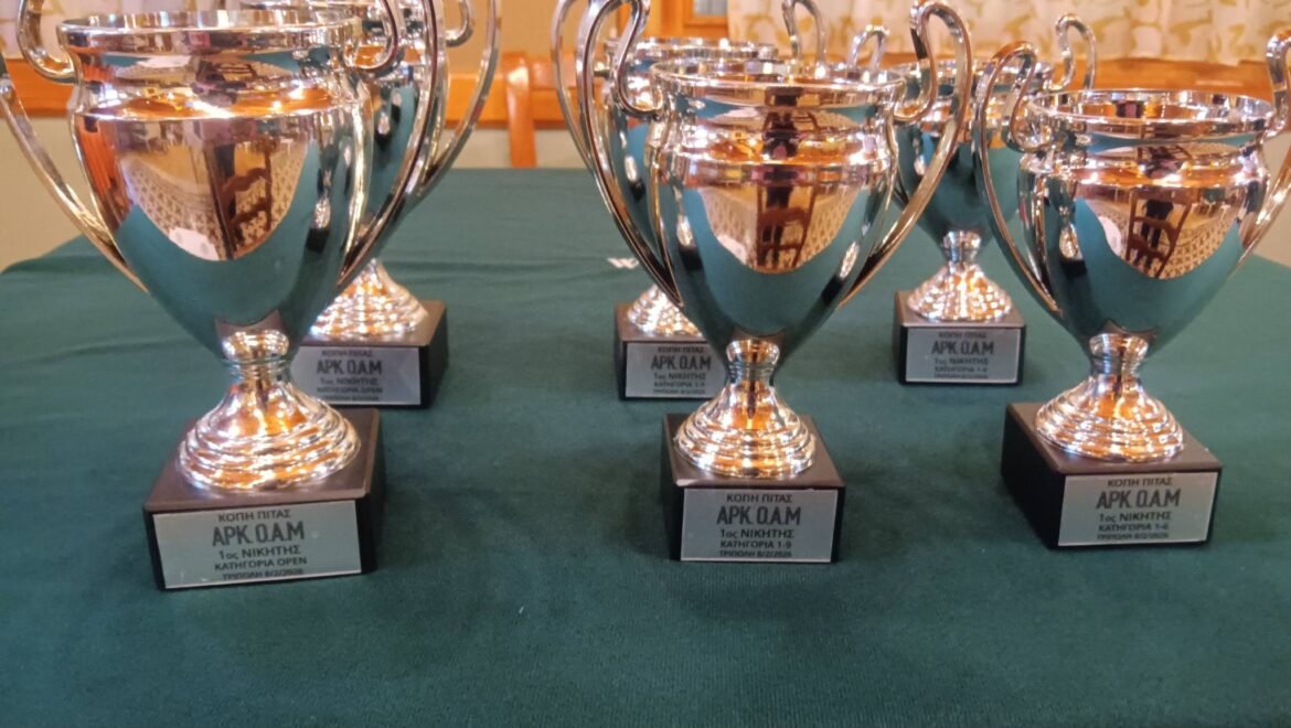 Ο Αρκαδικός όμιλος αγωνιστικού μπριτζ την Κυριακη 8 Φεβρουαρίου διοργάνωσε  εορταστική ημερίδα 4ης βαθμίδας open και κοπή πίτας