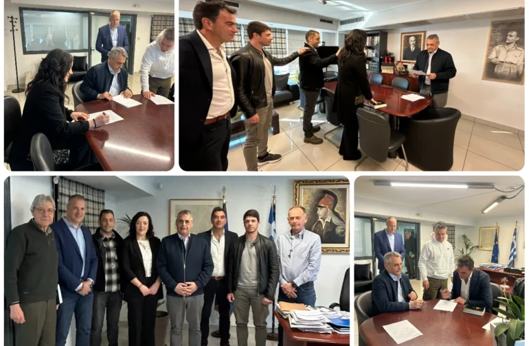 Κώστας Τζιούμης: “Καλωσορίζουμε στο Δήμο μας 4 νέους υπαλλήλους”