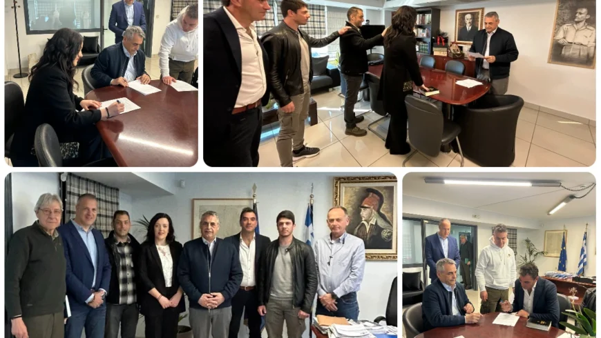 Κώστας Τζιούμης: “Καλωσορίζουμε στο Δήμο μας 4 νέους υπαλλήλους”