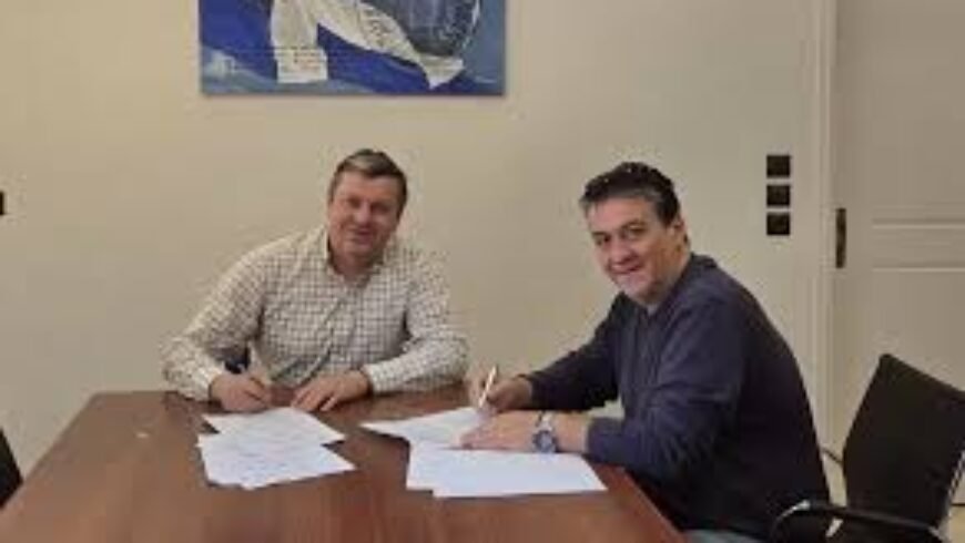 Υπογραφή σύμβασης του έργου: «Τσιμεντοστρώσεις στη δημοτική κοινότητα Κορακοβουνίου»