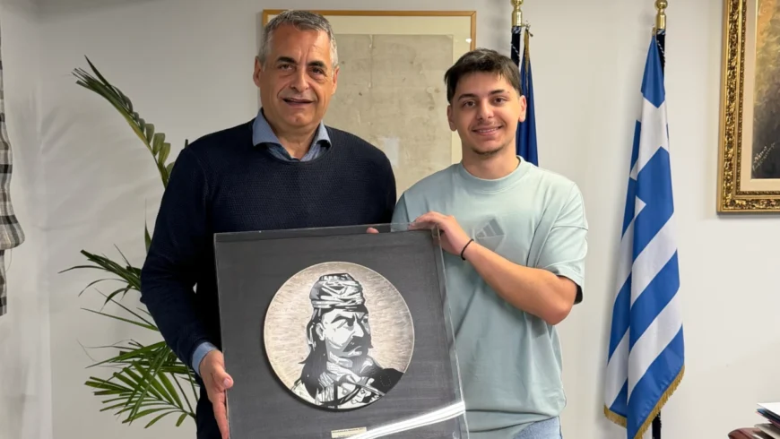 Κώστας Τζιούμης: «Με μεγάλη χαρά αποδεχθήκαμε σήμερα ένα ξεχωριστό έργο ζωγραφικής»