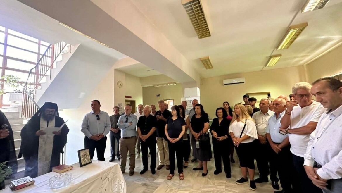 Εγκαίνια του Νέου Μικροβιολογικού Εργαστηρίου στο Κέντρο Υγείας Τροπαίων