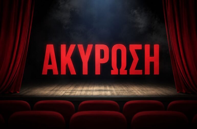 Ακύρωση των προγραμματισμένων θεατρικών παραστάσεων στο Θέατρο Άλσους Αγίου Γεωργίου