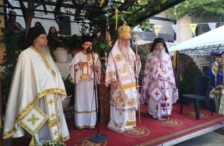 Ο εορτασμός της Κοιμήσεως της Θεοτόκου στην Ιερά Μητρόπολη Μαντινείας και Κυνουρίας